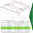 59"x34" Door Window Cover - Valance Included Heat Polycarbonate Rust- Awning For And Roof Brackets