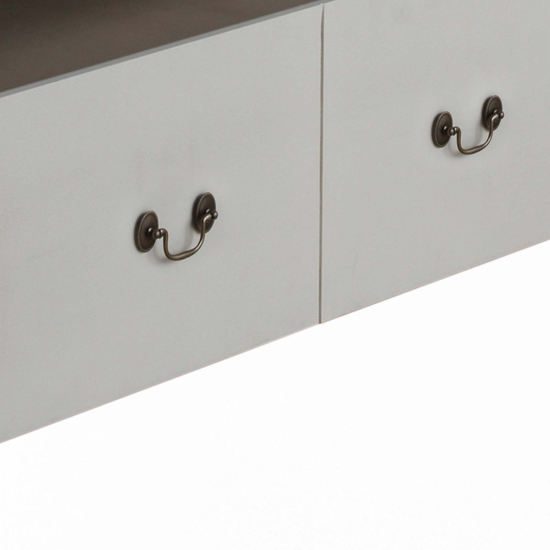 Lit classique avec lit gigogne (lit seulement), Twin, Blanc