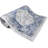 Washable Living Room Area Rug - Small Bedroom Rugs Vintage Rustic Style Carpets with Non Slip Backing Distressed Floor Mat for Dining Room Kitchen Bathroom (Aqua Blue')-2019285068