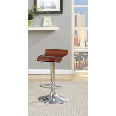 Julyen Swivel Adjustable Height Counter Stool with Steel Frame