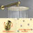 10 Inch Wall-Mounted Shower System With Handheld Shower Single-Handle Shower Faucet Set Brass High-Pressure Shower Trim Kit With Tub Spout-116795667