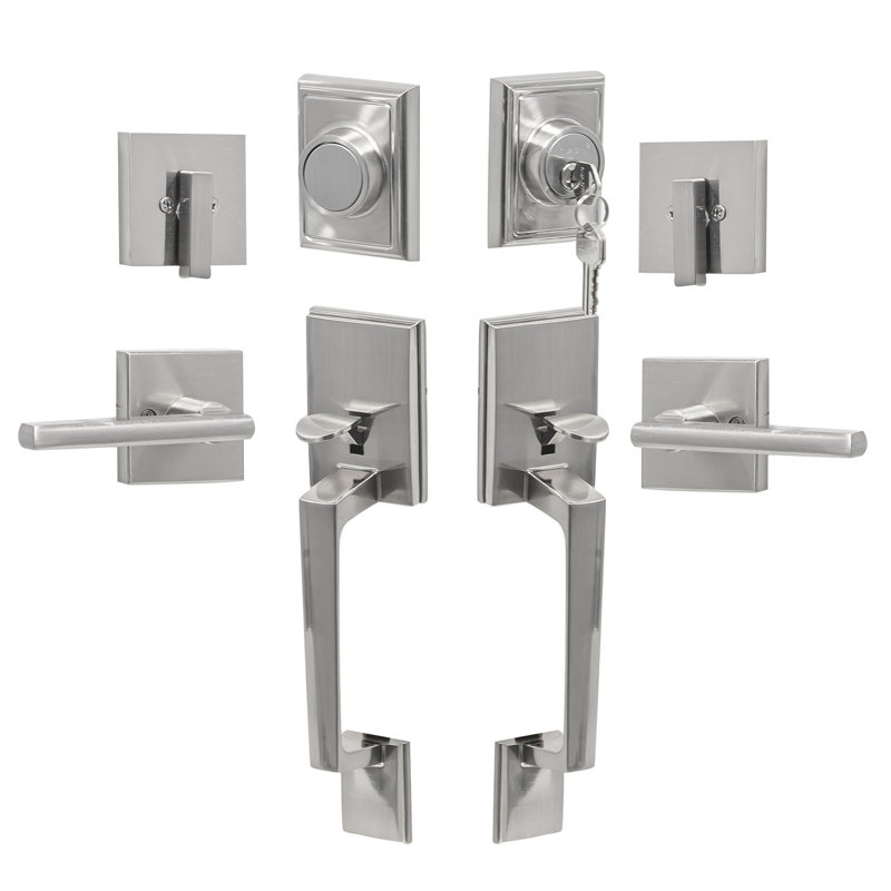 Double Door Latch/Catch/Bolt, Silver