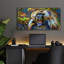  «Gelada Baboon» par Pedro Gavidia, art mural en verre acrylique, 48 po x 24 po-844792738