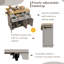 118 cm W Kitchen Cart with Top-118151896
