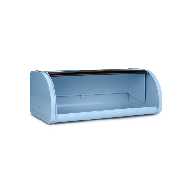 Brabantia Bread Bin, 18.9cm H x 27.9cm W x 48.2cm D, Dreamy blue