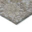 Tapis jaune / gris en polyester tissé à la machine Fentress-941102972