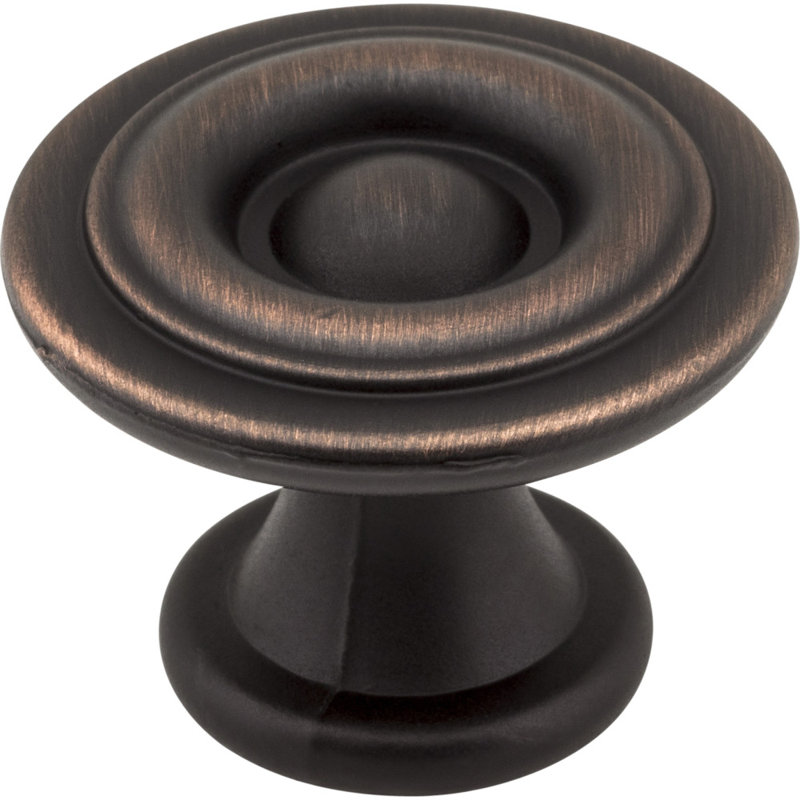 Syracuse 1 3/16" Diameter Mushroom Knob, Brushed Oil Rubbed Bronze