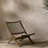Agave Teak Outdoor Armless Lounge Chair