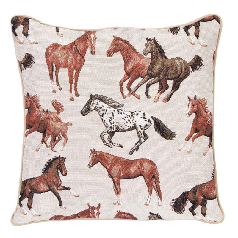 Housse de coussin - Cheval qui court
