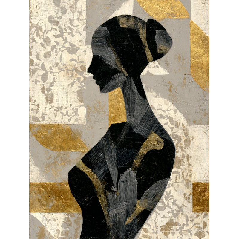 Art moderne moderne sur toile tendue, L 12 po x H 16 po x P 1 po