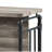 Metal And Composite Wood Counter Height Table In Gray Oak Antique & Sandy Table, 100lbs Weight Capacity