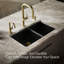 Riverby 33" undermount double-bowl workstation kitchen sink-107896216