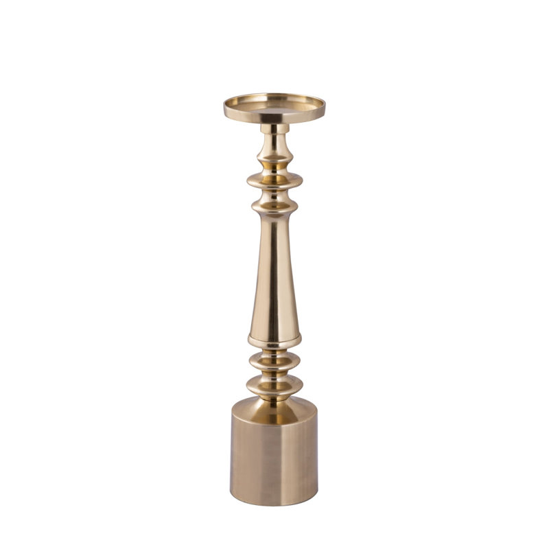 Aluminium Candelabra, 45cm H x 11cm W x 11cm D