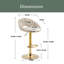 Tabouret de bar pivotant Punak-86836664