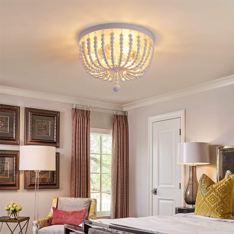 Roemer Flush Mount, 10.2“H x 12.6" W x 12.6" D