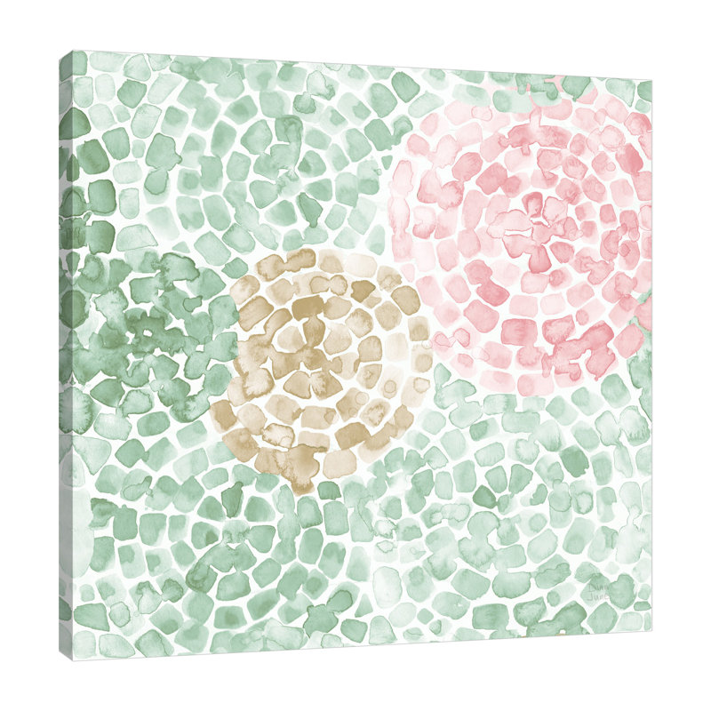 "Boho Ride Pattern IV Blush", toile tendue par Dina June, H 12 po x l 12 po x P 1,5 po