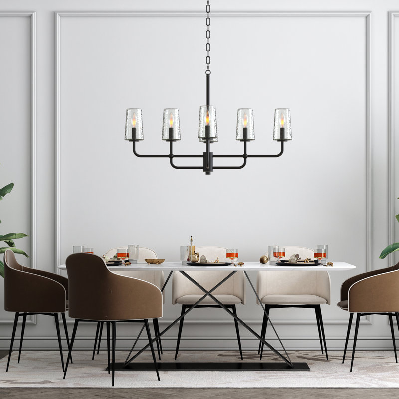 Lustre linéaire à 6 lumières Ahsaad