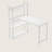 47 Inch Reversible L Shaped Desk with Bookshelf-109703373
