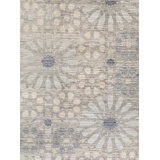 Canterbury Hand-Knotted High-Quality Gray Area Rug
