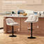 Upholstered Adjustable Height Bar Stool