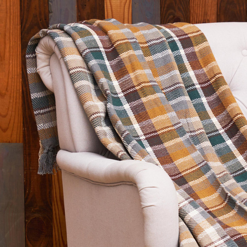 Aspen Plaid Throw Blanket