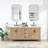 Javier 72" Double Bathroom Vanity Set-1195796535