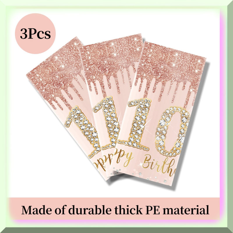 Rose Gold 17th Birthday Celebration Kit