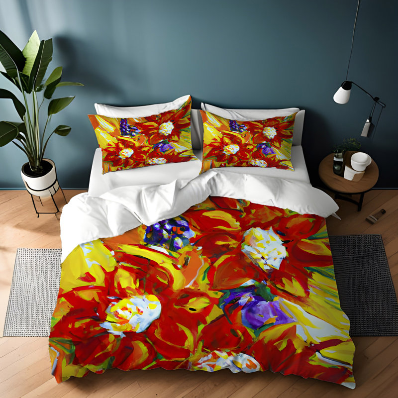 Ensemble de housse de couette , Housse de couette pour très grand lit et 2 très