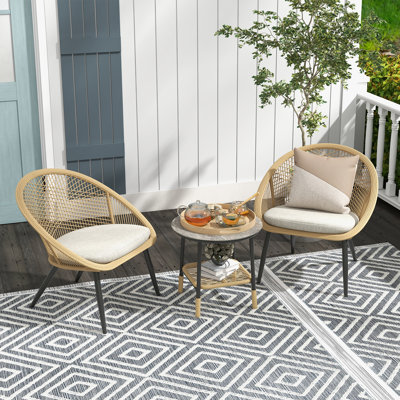 Breaira 2- Person Seating Group with Cushions