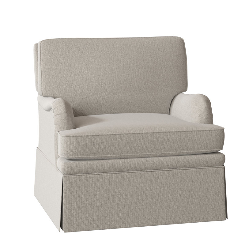 London Slipcovered Armchair, Gabriella Mineral