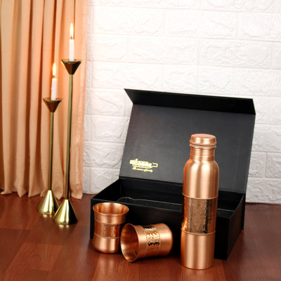 250ml Copper Drinking Glass Set
