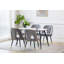 Chaise rembourrée contemporaine en velours-620781670