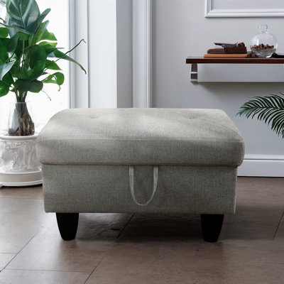 Juergen Upholstered Storage Ottoman by Ebern Designs