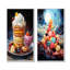 Popart Joyful Dessert Dream - Ensemble de 2 reproductions d'art sur toile-102573471-102573474