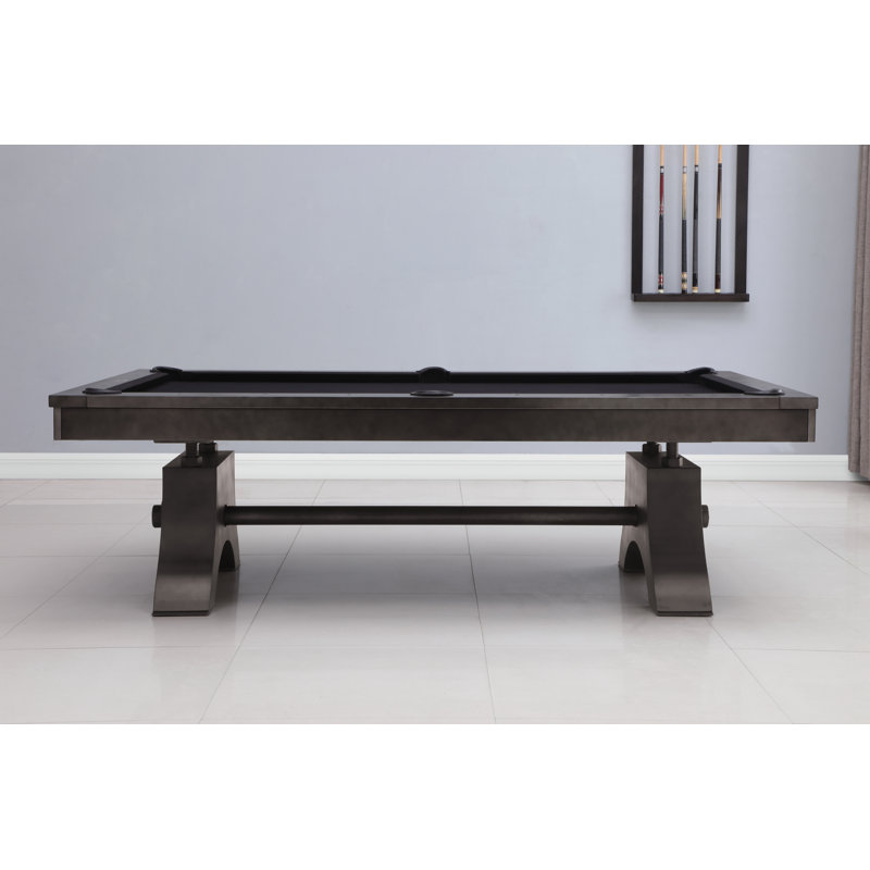 Jaxx 8'' Slate Pool Table with Professional Installation Included, Black
