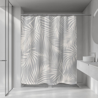 Waving Palms Ultra-Thin Lightweight Shower Curtain