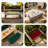 Outdoor Bench Cushion , Waterproof  Tufted Bench Cushion, Fade-Resistant Bench Pillow, Bench Pad for Outdoor/Indoor Chair,36x14x4in,Green-1090846239-1090846226