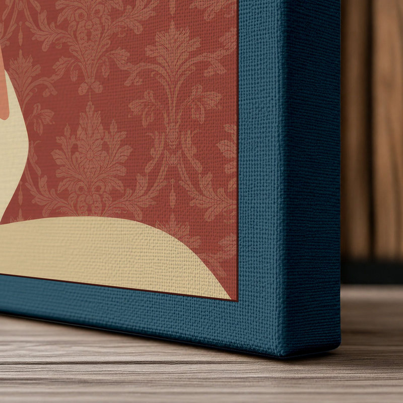 Print, 18x12 - 45.7 x 30.5 cm, Teal Border