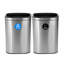 Poubelle en acier inoxydable 10,5 gallons Recycle