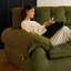 Coussin de canapé modulaire en chenille vert-1519830477