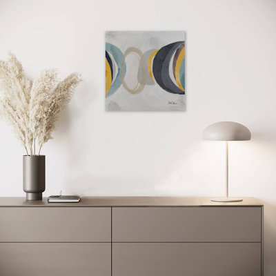 Hand -painted acrylic painting Lunar Phases