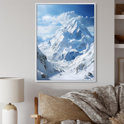 Winter Snowy Peaks III - Paysages, reproduction d'art sur toile
