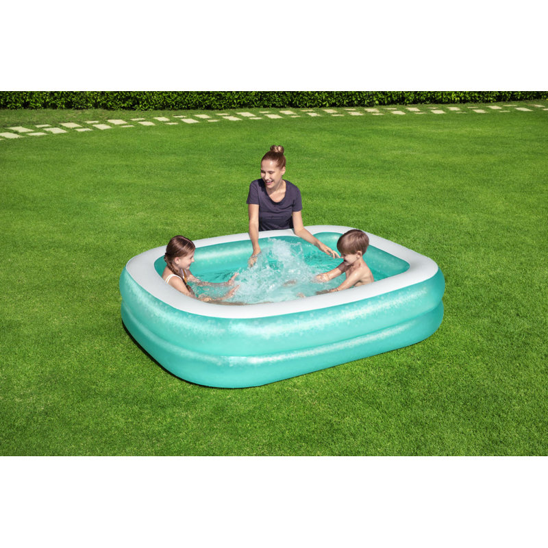 Bestway Swimming Pool Rectangular 201 x 150 x 51cm Blue