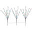 Branches d'arbres artificiels pré-éclairées 72 lumières DEL-1370434607