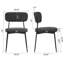Keriana 15.75'' H Upholstered Metal Side Chair-2111590393-2111590392