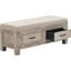 Banc de rangement rembourré Murphy ClickDecor Cottage