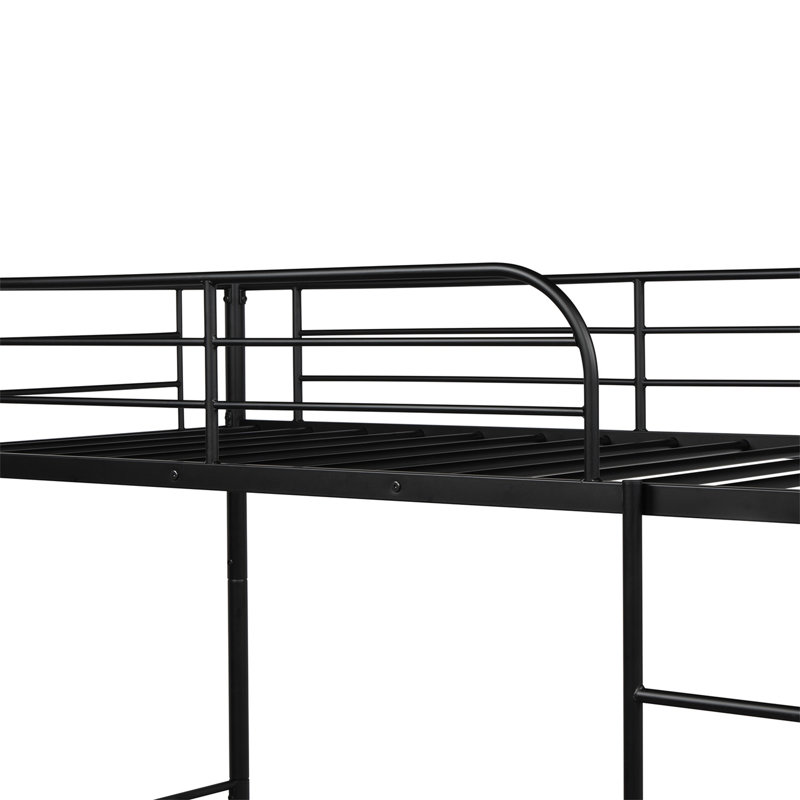Bennington Kids Twin Over Twin Bunk Bed, Black