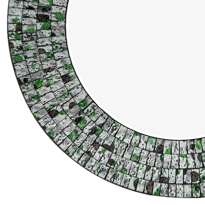 Miroir de mosaïque mural Zorigs