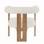 Chaise d'appoint moderne rembourrée avec accoudoirs ronds-1780784880