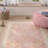 Guerin Oriental Wool / Nylon Pink Area Rug-2063204175